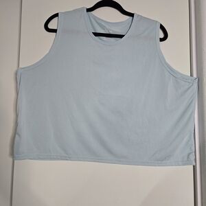 Essentials Sky Blue Muscle Tee
